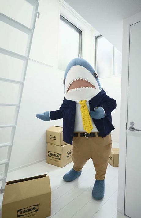 Ikea shark advertising mascot